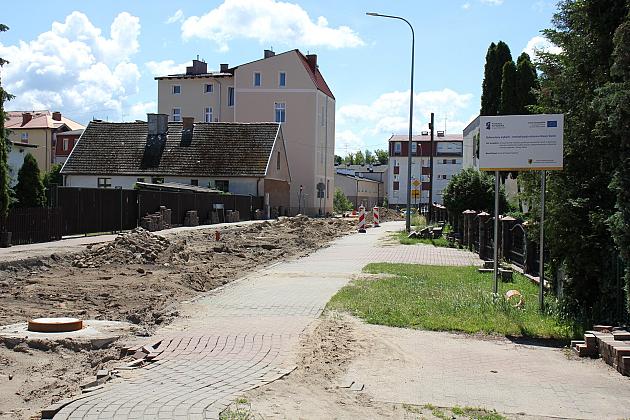 Drogowa inwestycja zmienia rewitalizowaną dzielnicę