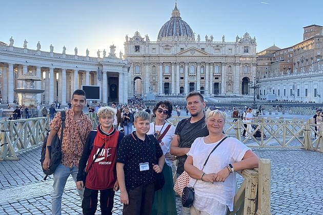 W ramach Erasmusa+ uczniowie SP1 pojechali do Rzymu