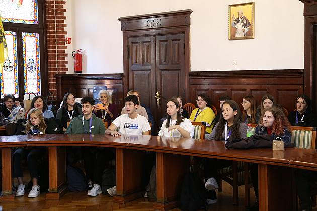 Młodzież z 5 krajów z wizytą w Lęborku