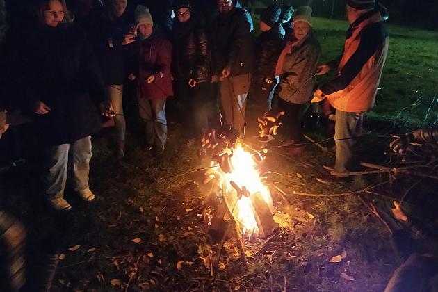 Podziwiali Lębork nocą