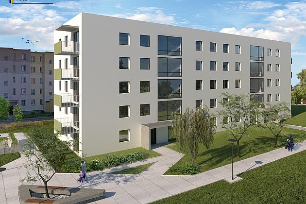 Budynek przy ul. Obrońców Wybrzeża (projekt)