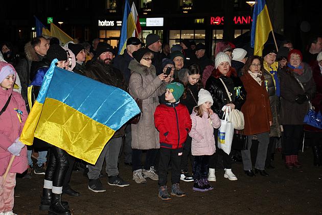 W rocznicę wybuchu wojny „Wiec Solidarności” z Ukrainą