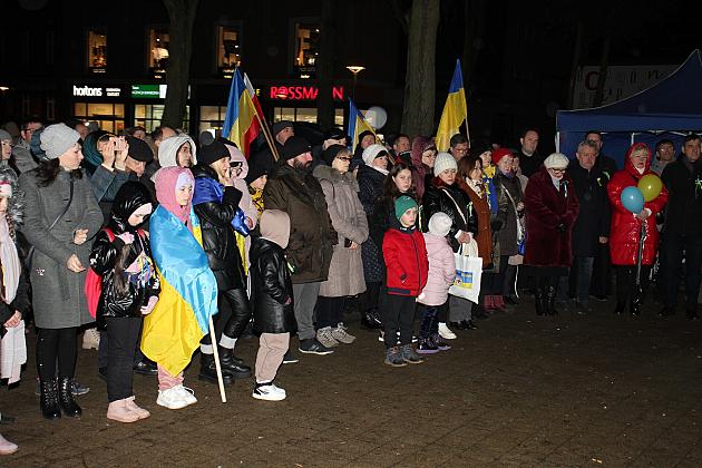 W rocznicę wybuchu wojny „Wiec Solidarności” z Ukrainą