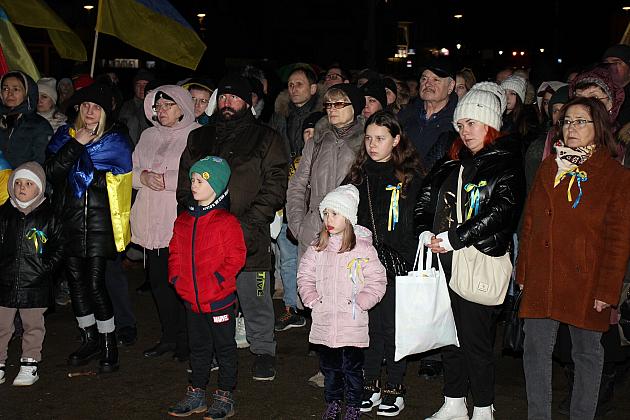 W rocznicę wybuchu wojny „Wiec Solidarności” z Ukrainą