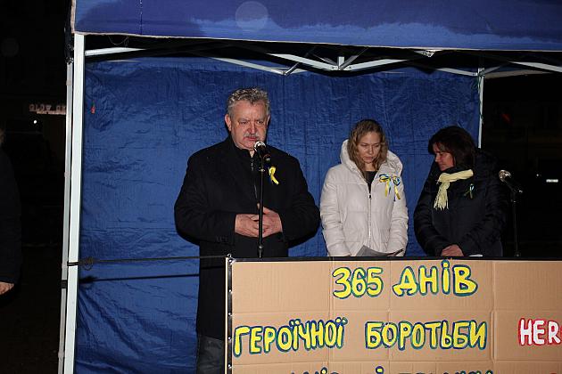 W rocznicę wybuchu wojny „Wiec Solidarności” z Ukrainą