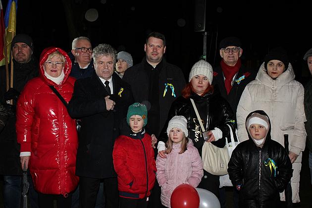 W rocznicę wybuchu wojny „Wiec Solidarności” z Ukrainą