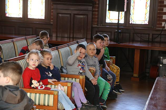 Przedszkole „Jesteśmy razem” z wizytą w Ratuszu