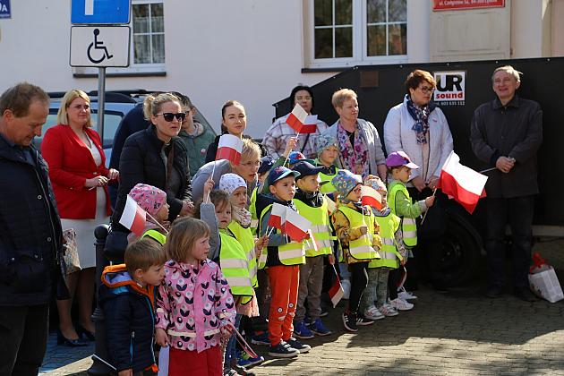 Dzień Flagi RP – uroczystość przed Starostwem Powiatowym