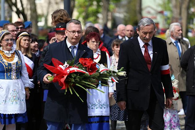 Lębork świętuję 232. rocznicę uchwalenia Konstytucji 3 Maja