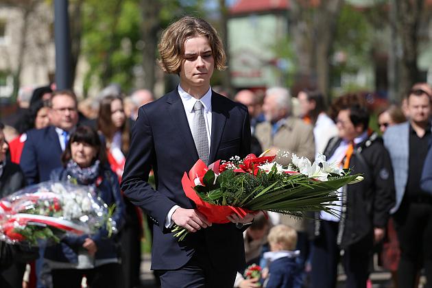 Lębork świętuję 232. rocznicę uchwalenia Konstytucji 3 Maja