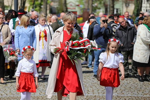 Lębork świętuję 232. rocznicę uchwalenia Konstytucji 3 Maja
