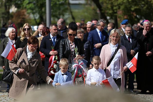 Lębork świętuję 232. rocznicę uchwalenia Konstytucji 3 Maja