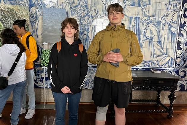 Uczniowie SLO na Erasmusie w Portugalii