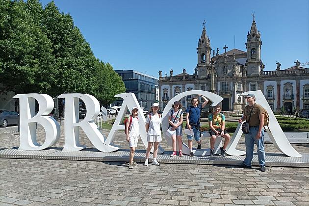 Uczniowie SLO na Erasmusie w Portugalii