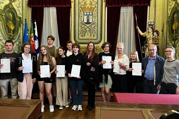 Uczniowie SLO na Erasmusie w Portugalii