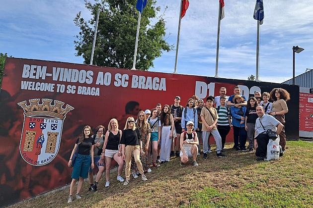 Uczniowie SLO na Erasmusie w Portugalii