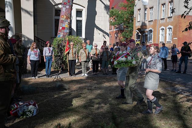 40-ta rocznica nadania imienia generała Stanisława Sosabowskiego 7 Harcerskiej Drużynie Czerwonych Beretów z Lęborka