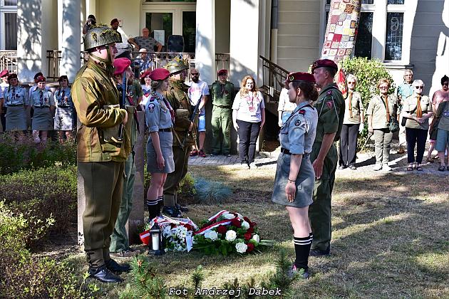 40-ta rocznica nadania imienia generała Stanisława Sosabowskiego 7 Harcerskiej Drużynie Czerwonych Beretów z Lęborka