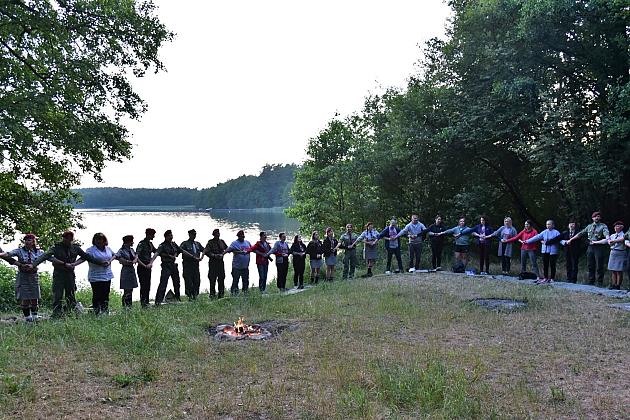 40-ta rocznica nadania imienia generała Stanisława Sosabowskiego 7 Harcerskiej Drużynie Czerwonych Beretów z Lęborka