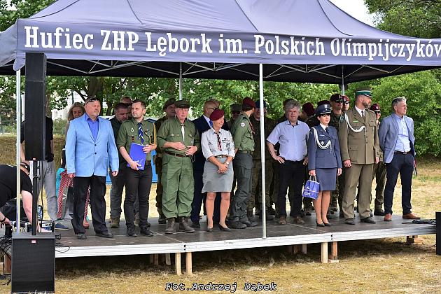 40-ta rocznica nadania imienia generała Stanisława Sosabowskiego 7 Harcerskiej Drużynie Czerwonych Beretów z Lęborka