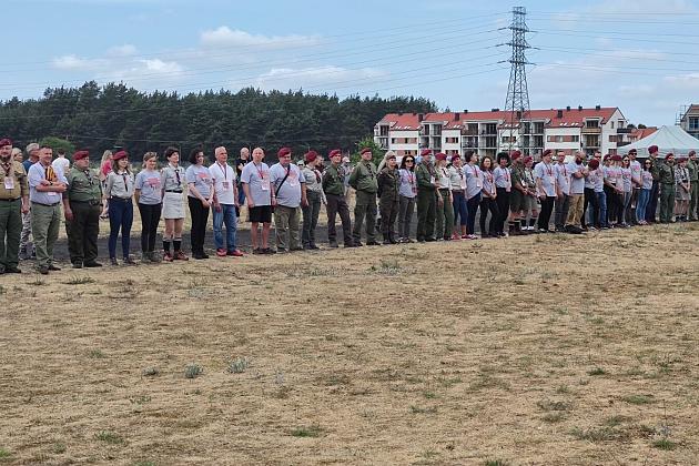 40-ta rocznica nadania imienia generała Stanisława Sosabowskiego 7 Harcerskiej Drużynie Czerwonych Beretów z Lęborka