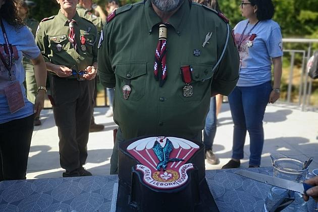 40-ta rocznica nadania imienia generała Stanisława Sosabowskiego 7 Harcerskiej Drużynie Czerwonych Beretów z Lęborka