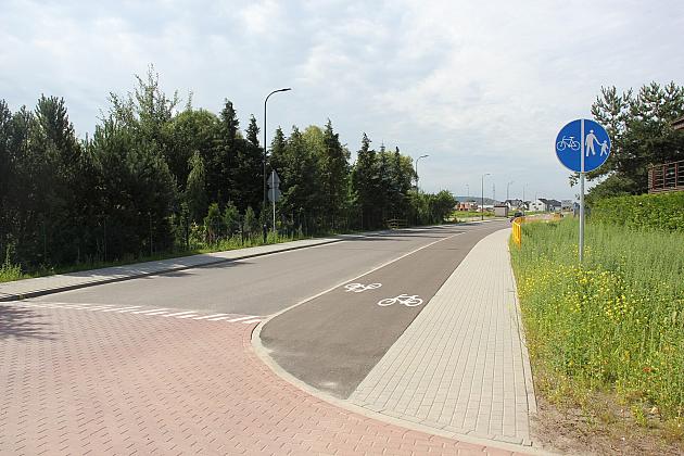 Nowa droga połączyła ulice Kossaka przez Nadmorską ze Skarżyńskiego