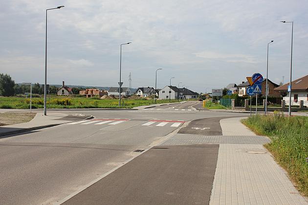 Nowa droga połączyła ulice Kossaka przez Nadmorską ze Skarżyńskiego