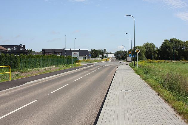 Nowa droga połączyła ulice Kossaka przez Nadmorską ze Skarżyńskiego