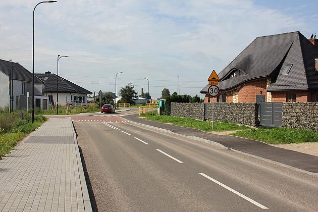 Nowa droga połączyła ulice Kossaka przez Nadmorską ze Skarżyńskiego