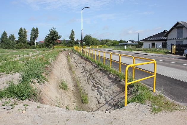 Nowa droga połączyła ulice Kossaka przez Nadmorską ze Skarżyńskiego