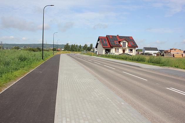 Nowa droga połączyła ulice Kossaka przez Nadmorską ze Skarżyńskiego
