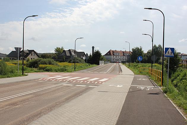 Nowa droga połączyła ulice Kossaka przez Nadmorską ze Skarżyńskiego
