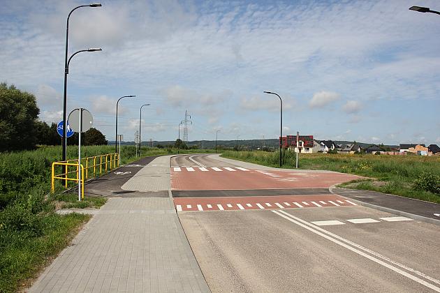 Nowa droga połączyła ulice Kossaka przez Nadmorską ze Skarżyńskiego