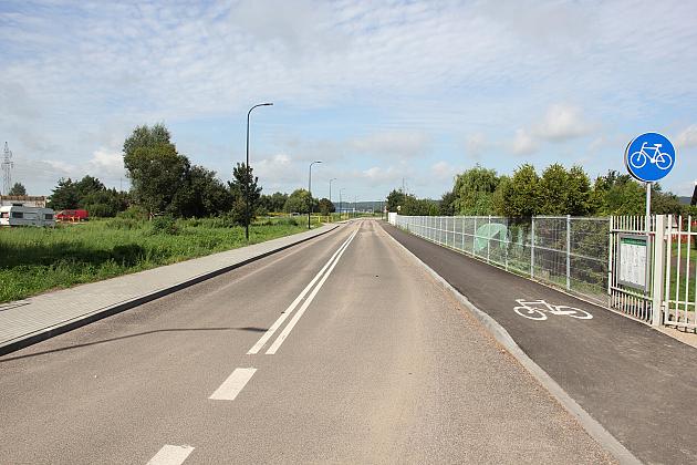 Nowa droga połączyła ulice Kossaka przez Nadmorską ze Skarżyńskiego