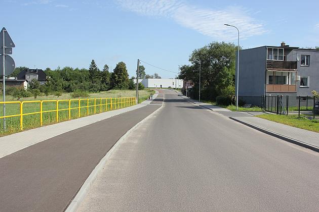 Nowa droga połączyła ulice Kossaka przez Nadmorską ze Skarżyńskiego