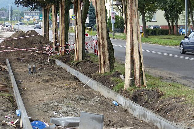 Na Wojska Polskiego powstaje ponad 460 metrów drogi rowerowej