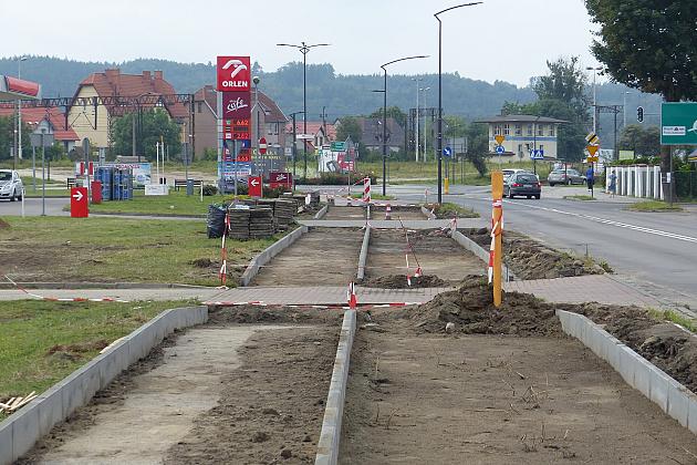 Na Wojska Polskiego powstaje ponad 460 metrów drogi rowerowej