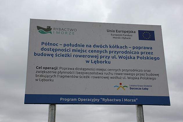 Droga rowerowa na Wojska Polskiego kompletna