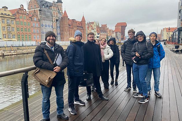 Młodzież ze Słowacji w Lęborku