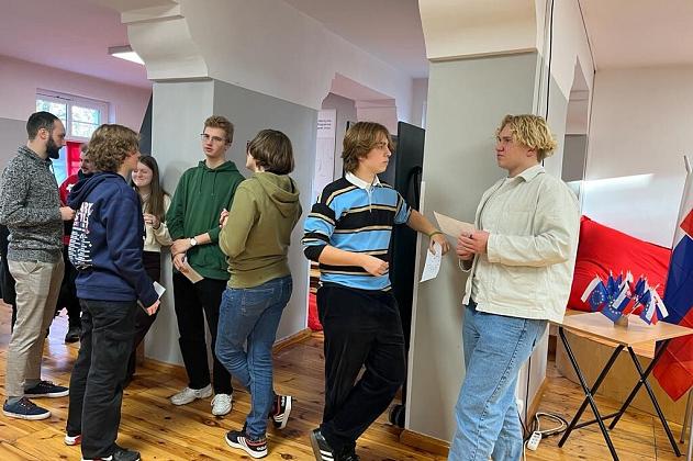 Młodzież ze Słowacji w Lęborku