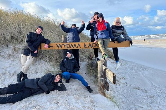 Młodzież ze Słowacji w Lęborku