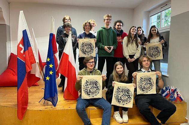 Młodzież ze Słowacji w Lęborku