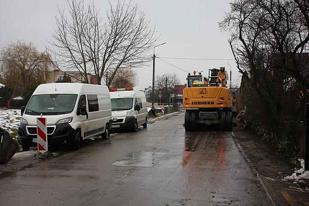 Kanałowa w remoncie. Wzdłuż ulicy powstaje chodnik