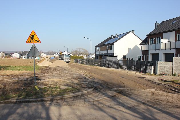 Ulica Opolska w budowie