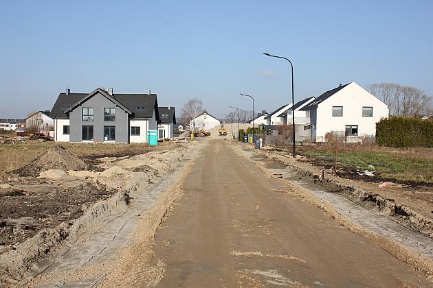 Ulica Opolska w budowie