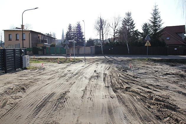 Ulica Opolska w budowie