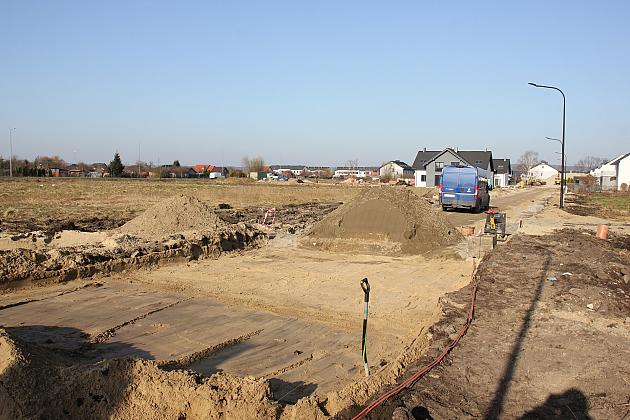 Ulica Opolska w budowie