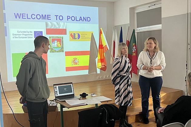 W Lęborku odbyła się międzynarodowa wymiana uczniów z Hiszpanii i Portugalii