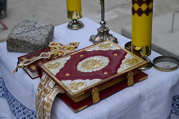 Poświęcenie kamienia węgielnego pod budową lęborskiej Cerkwi